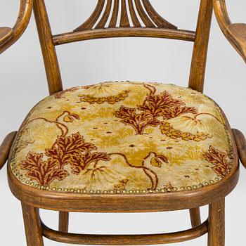 Early 20th century suite of furniture, 7 pieces, Fischer, Austria.