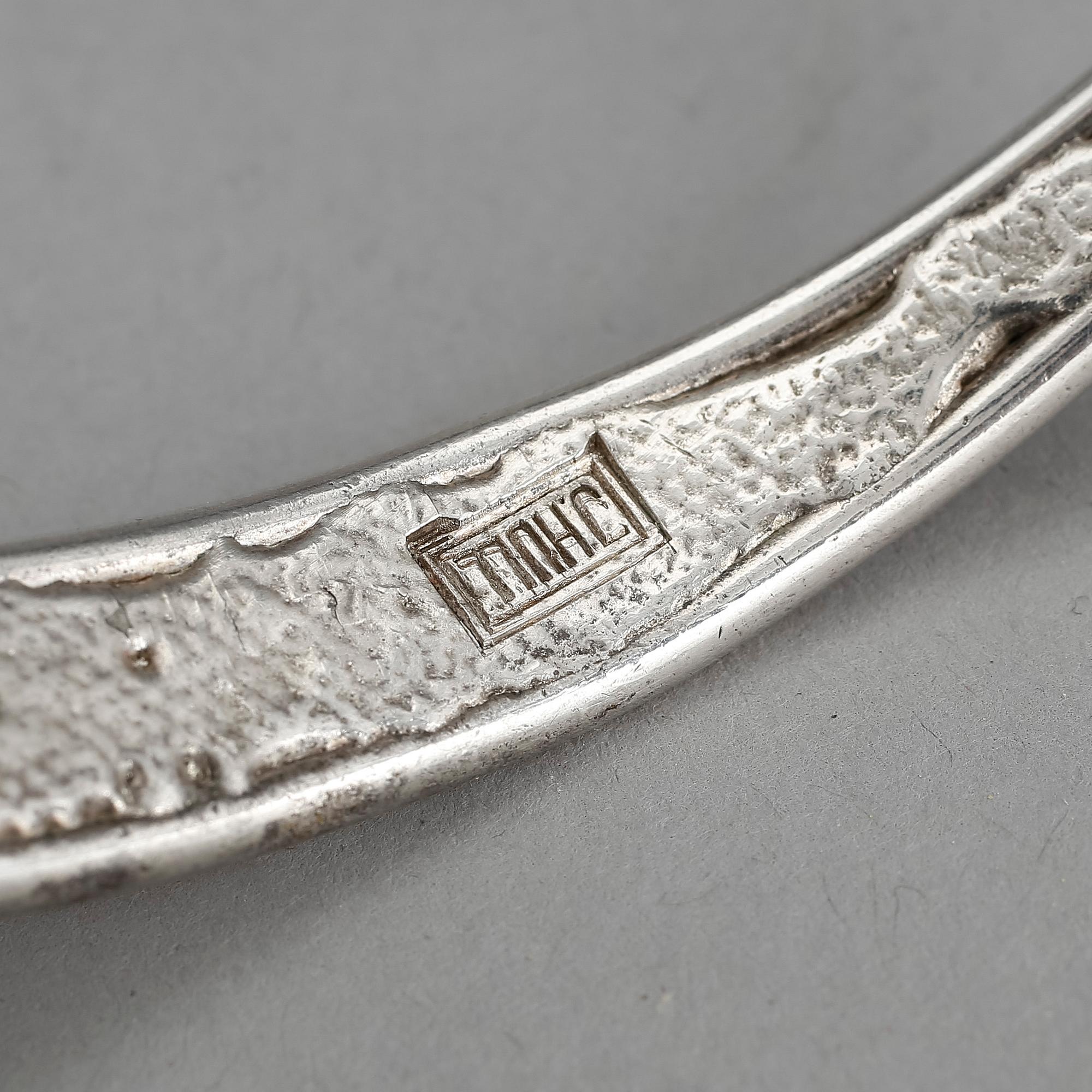 HALSBAND, försilvrat tenn, Jacob Hull, Danmark, 1970-tal.
