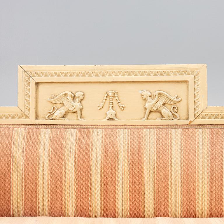 Sofa, late Gustavian, early 19th century.
