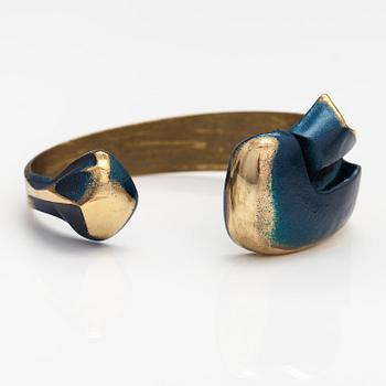 Björn Weckström, A fire bronze bracelet "Krupp". Lapponia.