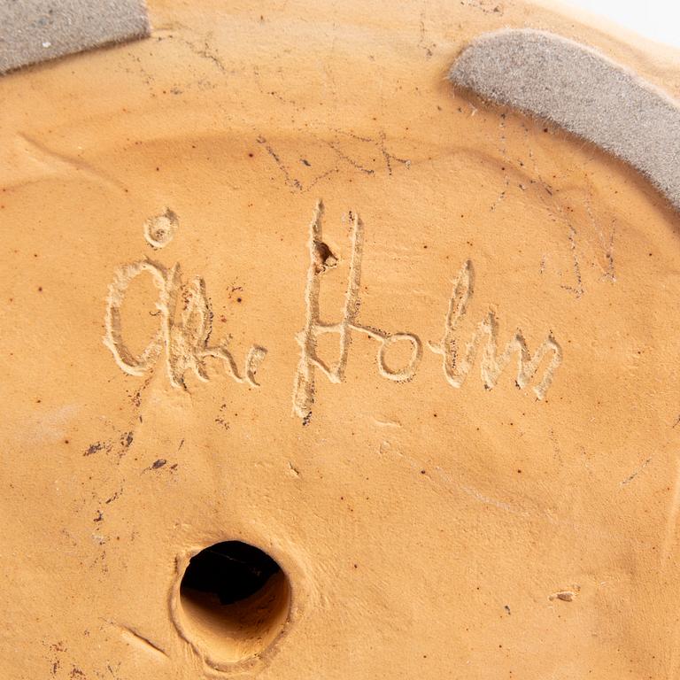 Åke Holm, skulptur signerad.