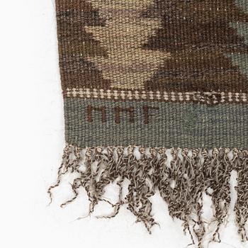 Märta Måås-Fjetterström, a drape, 'Kungsljus', flat weave, c 248 x 143 cm, signed MMF.