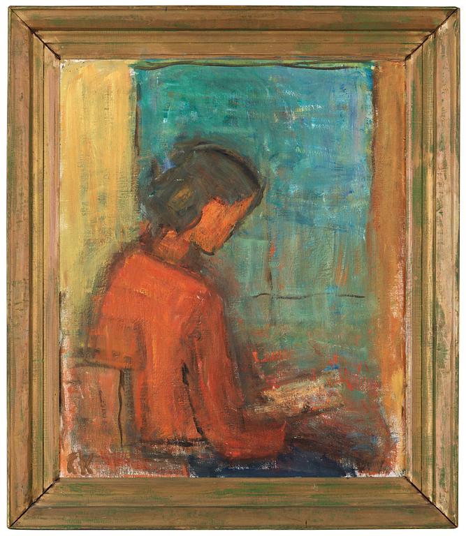 Carl Kylberg, Reading girl.