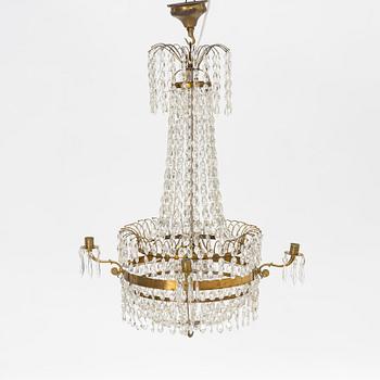 Ljuskrona, empirestil, tidigt 1900-tal.