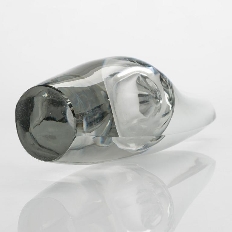 Timo Sarpaneva, an 'Orchid' glass sculpture, signed Timo Sarpaneva Iittala -56.