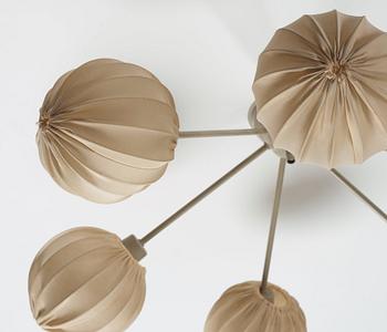 Hans Bergström, tak/vägglampa, modell "139", ateljé Lyktan, Åhus, 1960-tal.