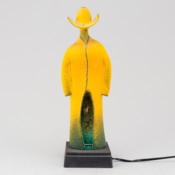 A Kjell Engman glass sculpture. Signed. Kosta Boda Limited edition.