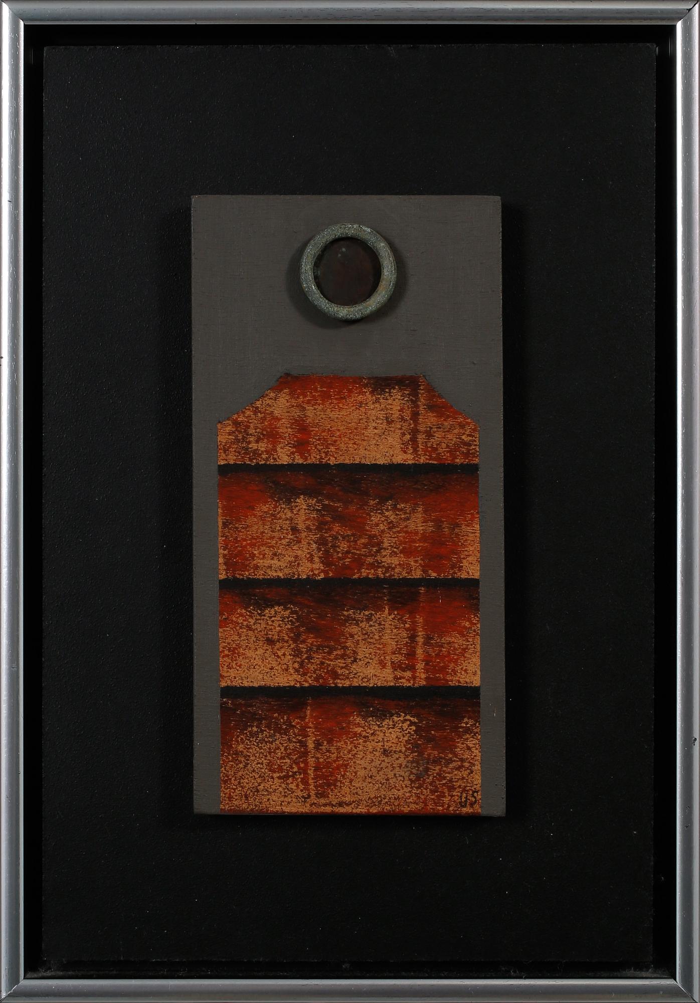 UNO SVENSSON, triptyk, blandteknik, monogramsignerade och daterade 1992 a tergo.