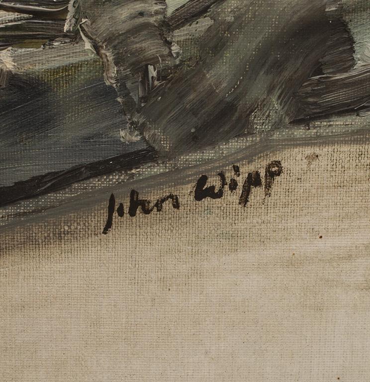 JOHN WIPP, olja på duk, signerad och daterad a tergo -64.