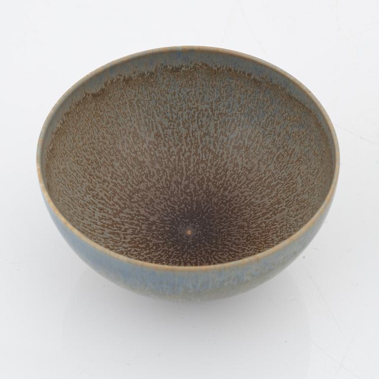 Sven Wejsfelt, vaser, 2 st samt skål, stengods, Gustavsbergs studio, 1985-1987.