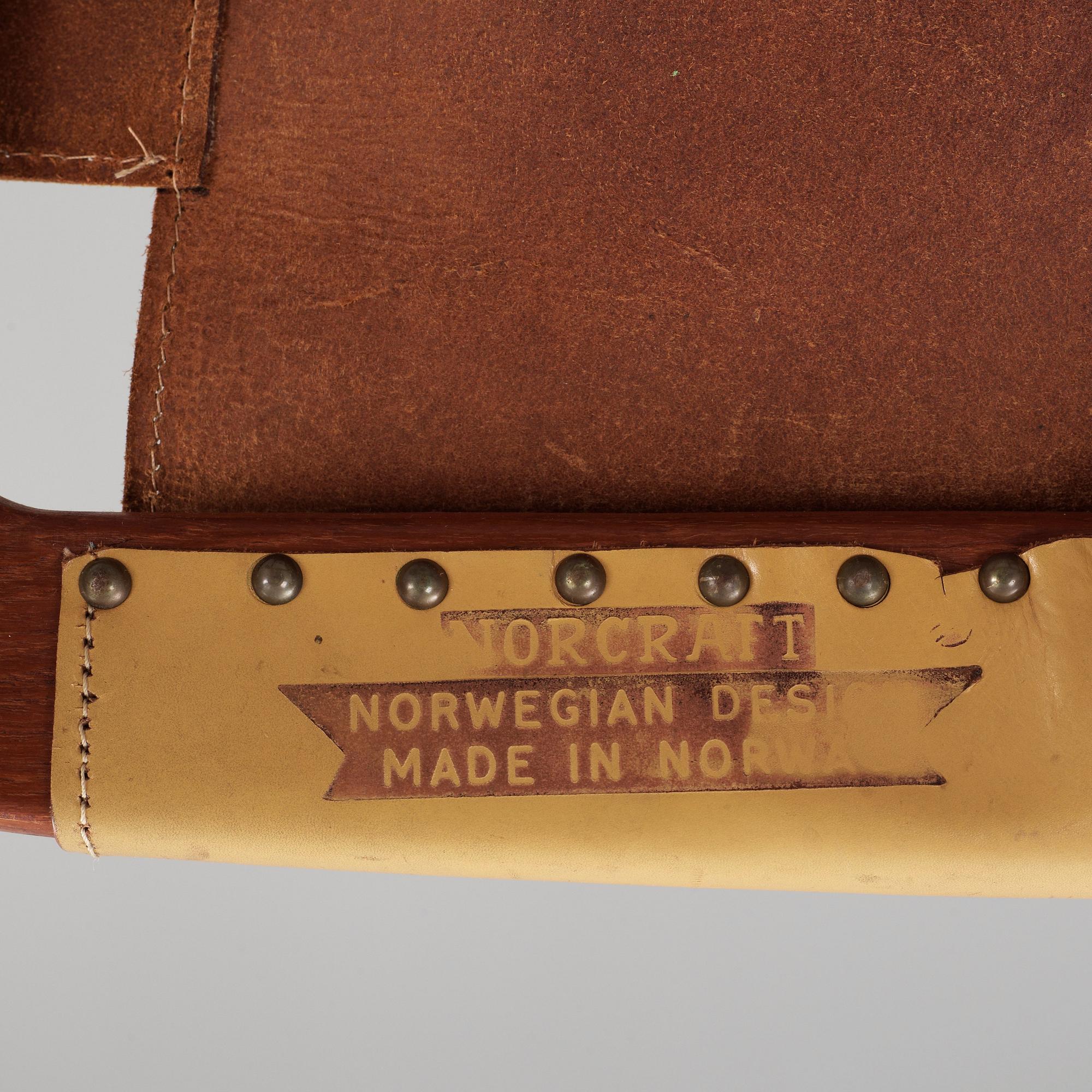 ARNE TIDEMAND RUUD, fåtölj "Holmenkollen", AS Inventar/ Norcraft, Norge 1950-60-tal.