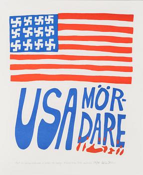 Carl Johan De Geer, "USA mördare" (Large image).
