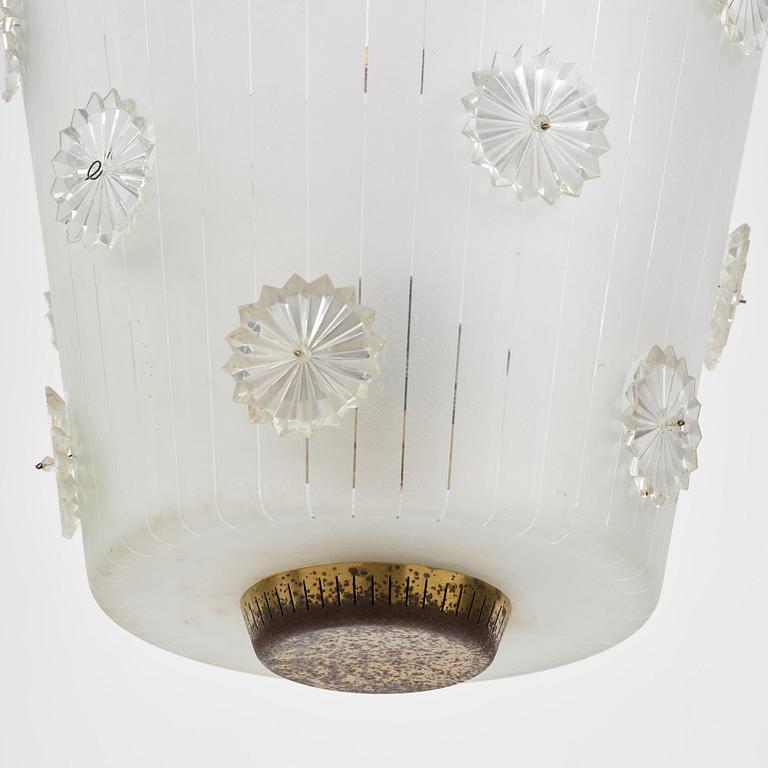 Harald Notini, a ceiling lamp model "11511", Arvid Böhlmarks Lampfabrik, Stockholm, 1940s.