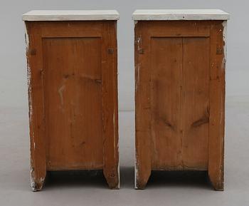 SÄNGBORD, 1 par, 1900-talets första hälft.