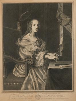 CARLO DOLCI, efter, kopparstick, John Boydell excudit, B.Baron 1759.