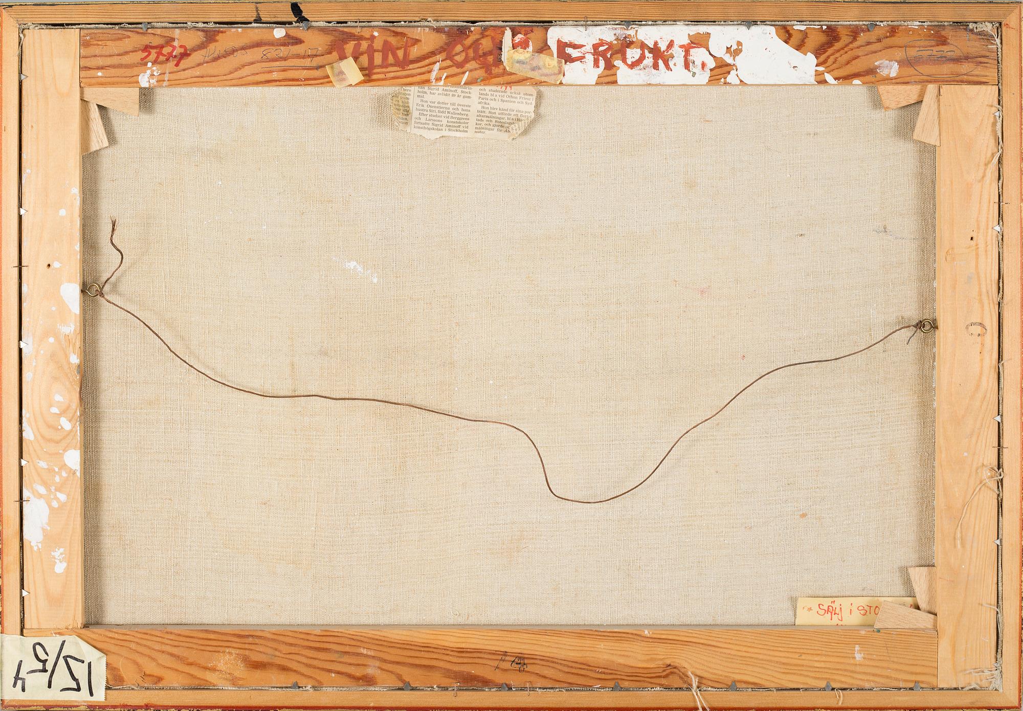 oil on canvas, signed and dated.