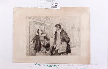 MAKOWSKIJ, WLADIMIR JEGOROWITSCH, etsning.