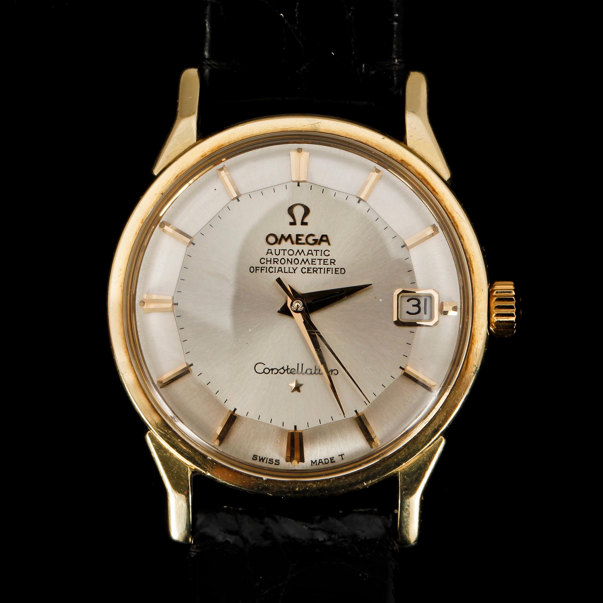 ARMBANDSUR, stål och guld, Omega Constellation Automatic, 1964.