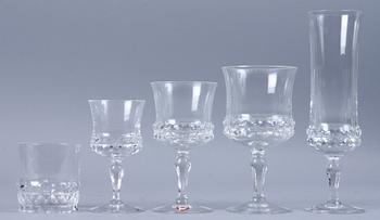 GLASSERVISDELAR, 59 st, "Silvia", Ingeborg Lundin, Orrefors.