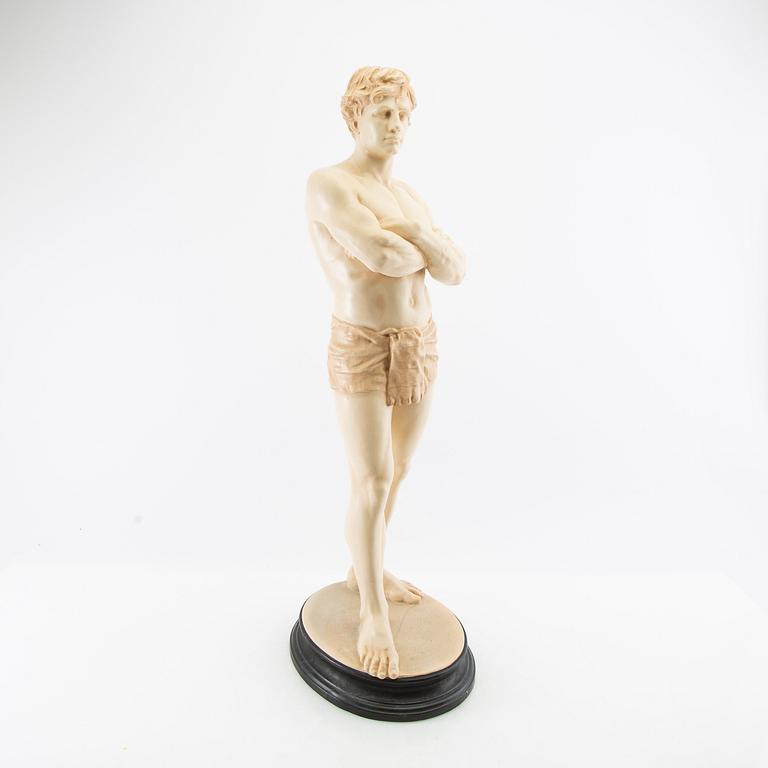 John Börjeson, after the sculpture "The Swimmer" painted plaster.