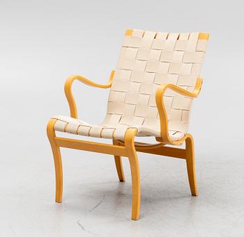 Bruno Mathsson, a 'Mina' armchair, Bruno Mathsson International, Värnamo, dated 2001.