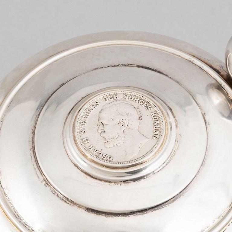 A Swedish silver beaker, mark of GAB, Stockholm 1899.