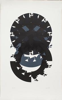 RAUL MEEL, färgserigrafi, signerad, numrerad 2/50 och daterad- 89.