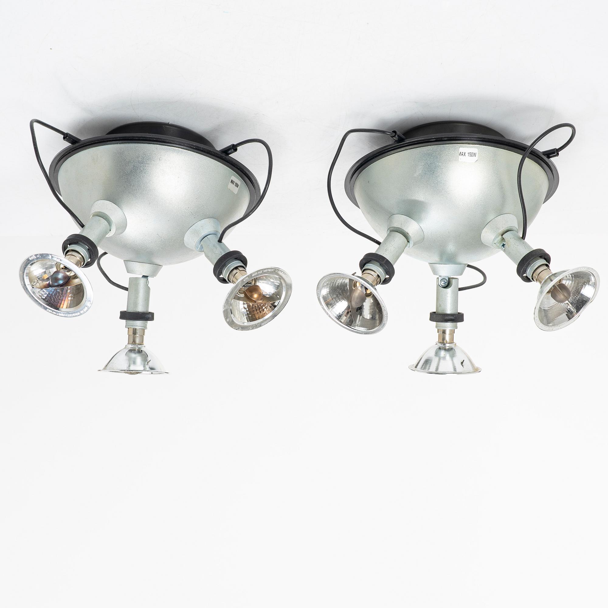 Bengt Källgren & Per Sundstedt, taklampor, ett par, "Trix Transformator", Zero.