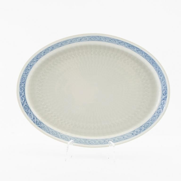 Arnold Krog, servis ca 28 dlr "Blå vifte", Royal Copenhagen, Danmark porslin.