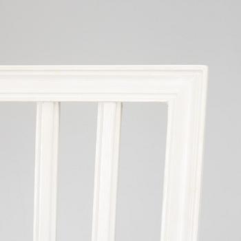 Chairs, 8 pcs, Leksand model, late 20th century.