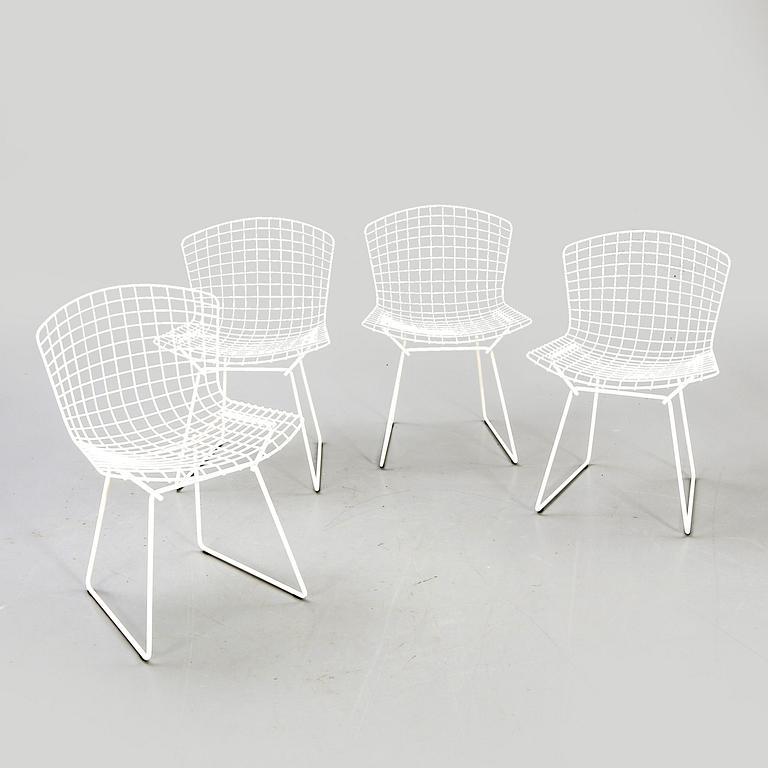 Harry Bertoia, a set of four chairs "Side chair", Knoll international.