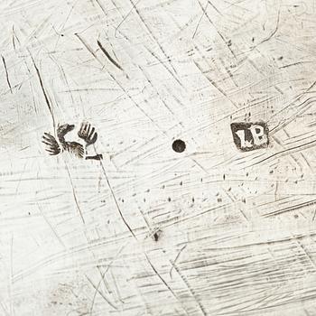 Lars Bäckman d ä, bägare, delvis förgyllt silver, Örebro (verksam 1712-1748 (1752)). Senbarock.