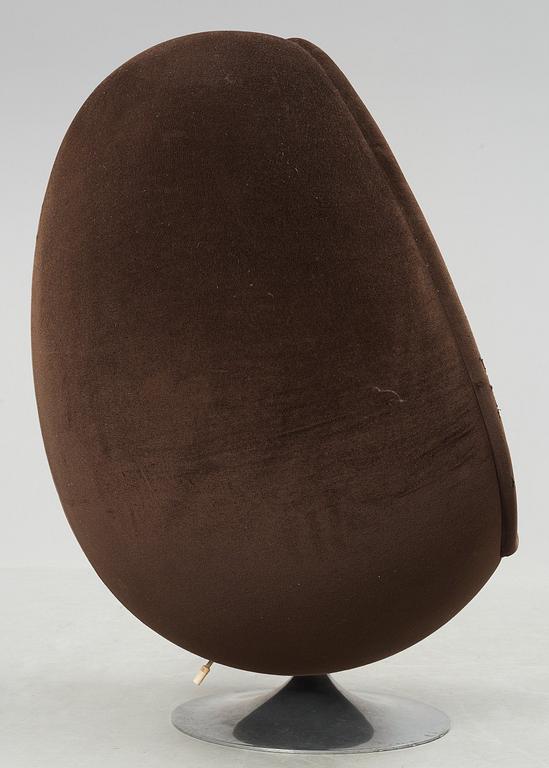 FÅTÖLJ, Henrik Thor-Larsen, "Ovalia", Thorlan AB, Staffanstorp, ca 1970.