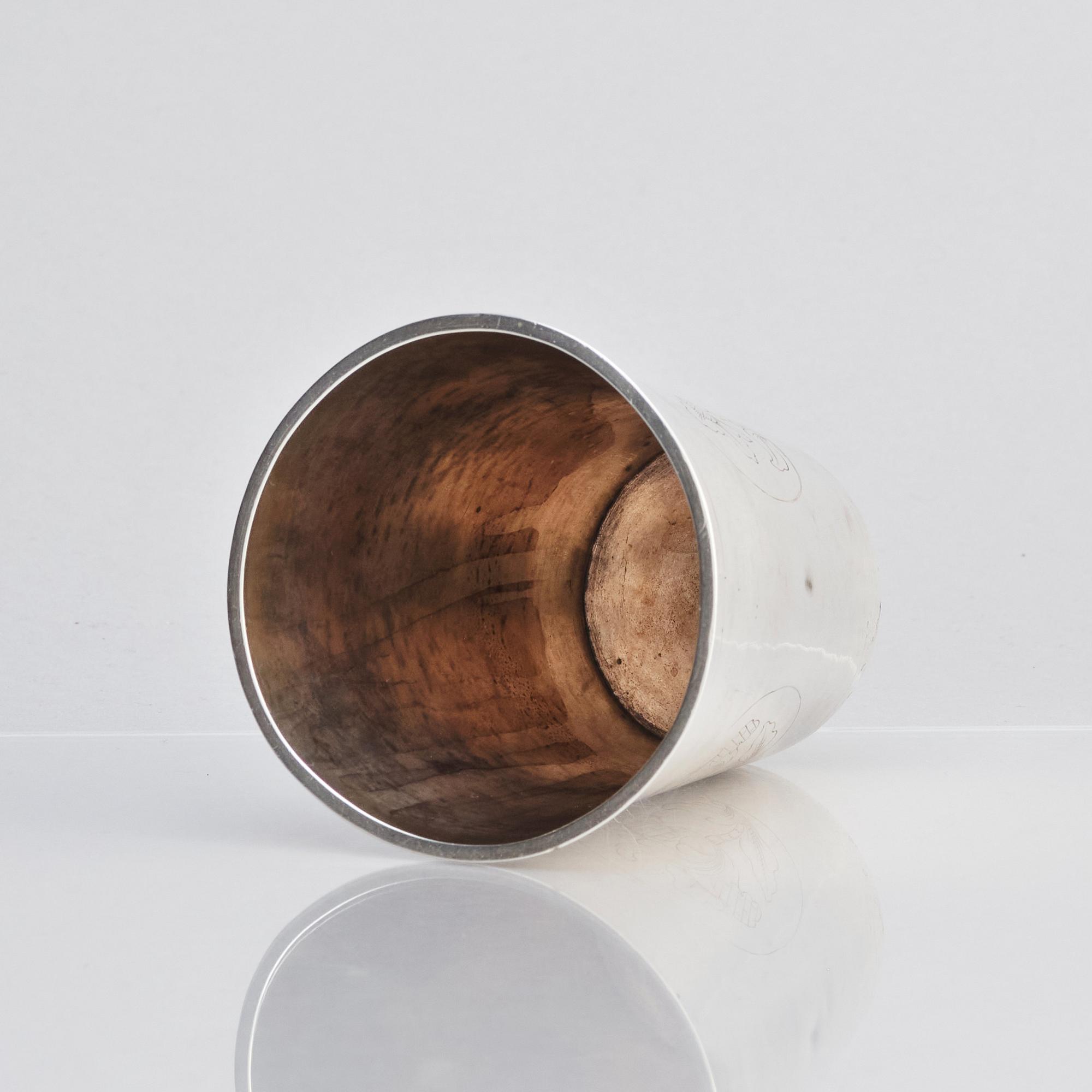 A Swedish silver beaker, mark of Nils Nilsson Behm the younger, Linköping (active 1698-1720).