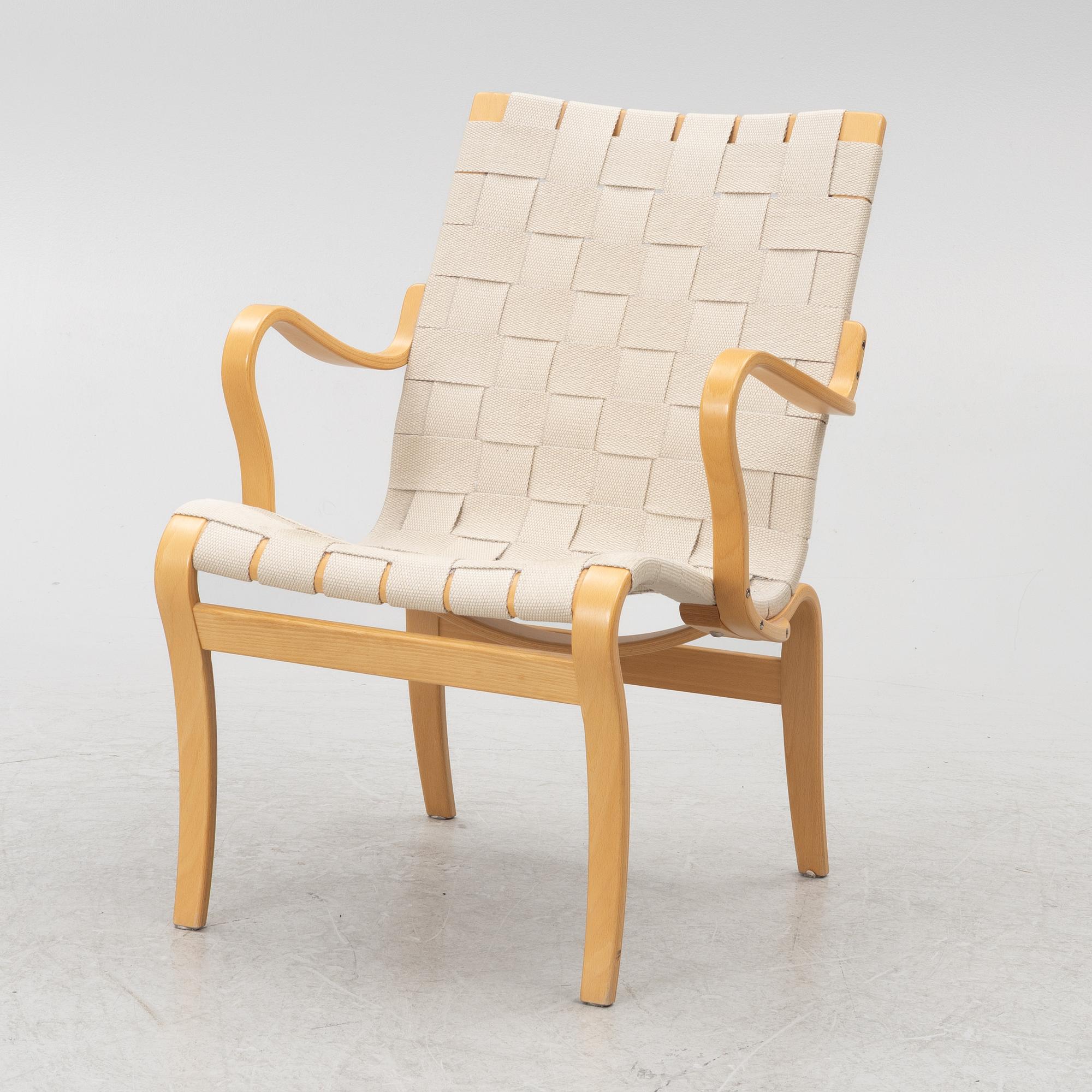 Bruno Mathsson, Armchair, "Eva", Bruno Mathsson International, Värnamo year 2000.