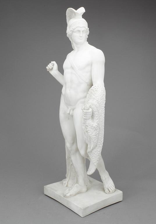 SKULPTUR, parian, sannolikt 1800-tal.