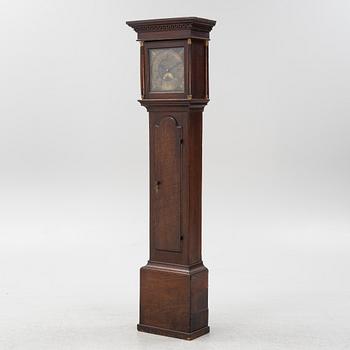 An oak longcase clock, John Vale, England, late 18th century.