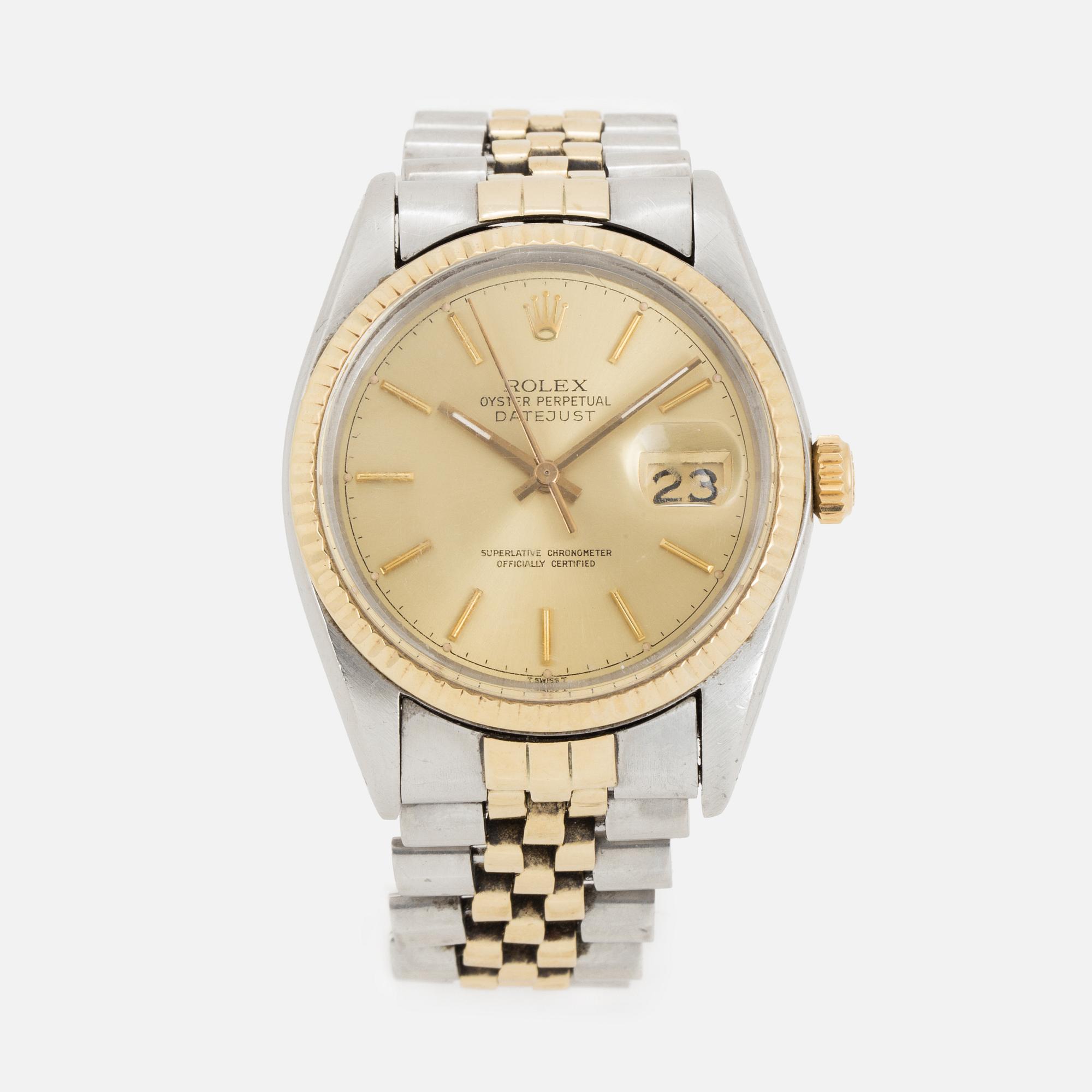ROLEX Oyster Perpetual Datejust T Swiss T Chronometer wristwatch 36 mm. Bukowskis