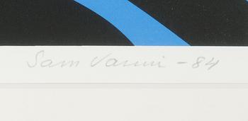 Sam Vanni, silkscreen, signed and dated -84, numbered 73/75.