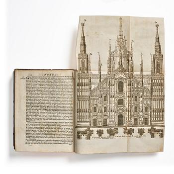 Description of Milano, 1714, with 8 folding engraved plates.