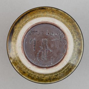 Berndt Friberg, a set of three stoneware vases, Gustavsberg studio, Sweden  1961-71.