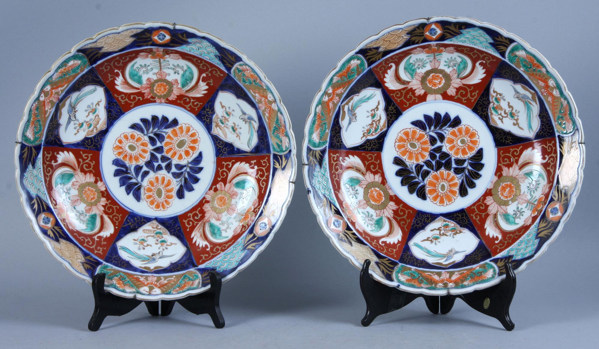 FAT, ett par, porslin, Japan, 1800/1900-tal.