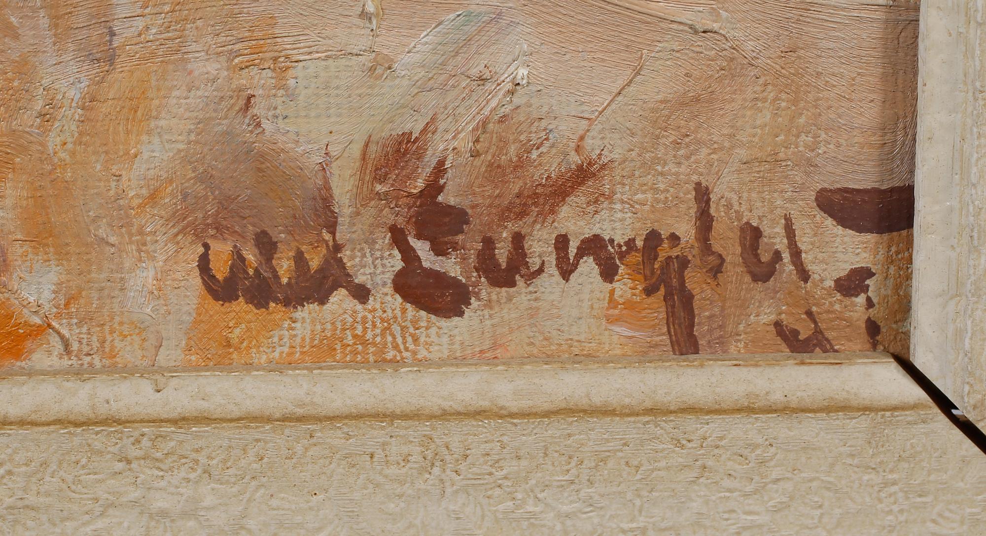 ALEXANDER LANGLET, olja på duk, signerad.