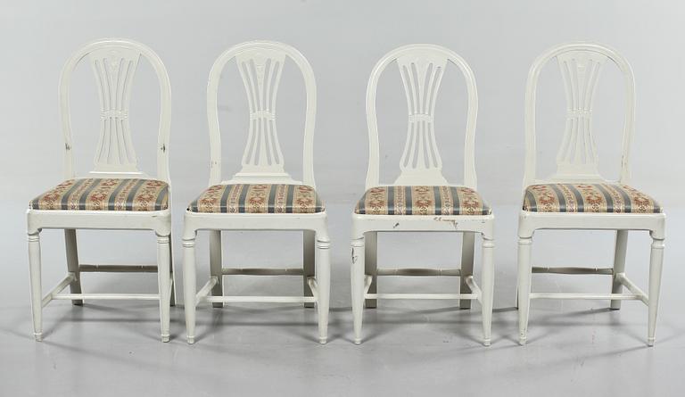 STOLAR, 4 st, sengustavianska, omkring år 1800.