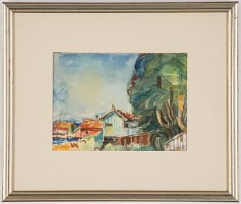 Jules Schyl, blandteknik, signed.