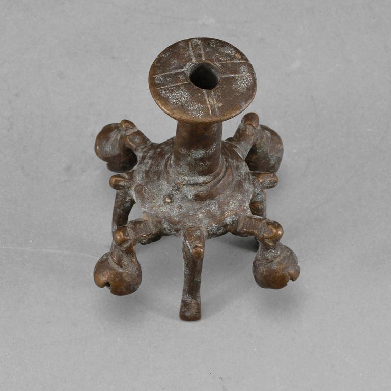 SNUS-/PARFYMFLASKA, brons, troligen Persien, 1800-/1900-tal.