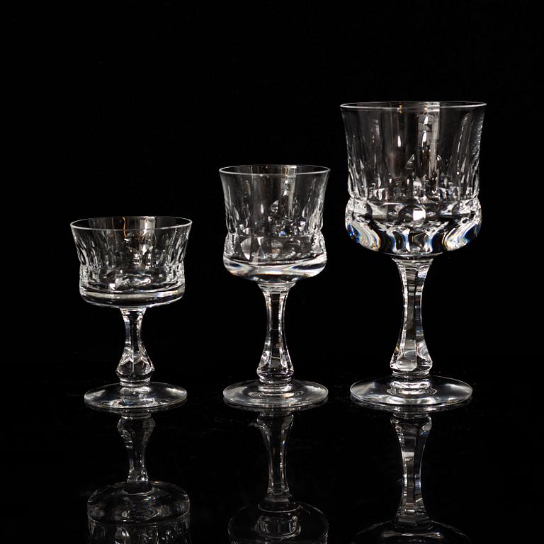 Göran Wärff, a part 'Prince' glass service, Kosta Boda.