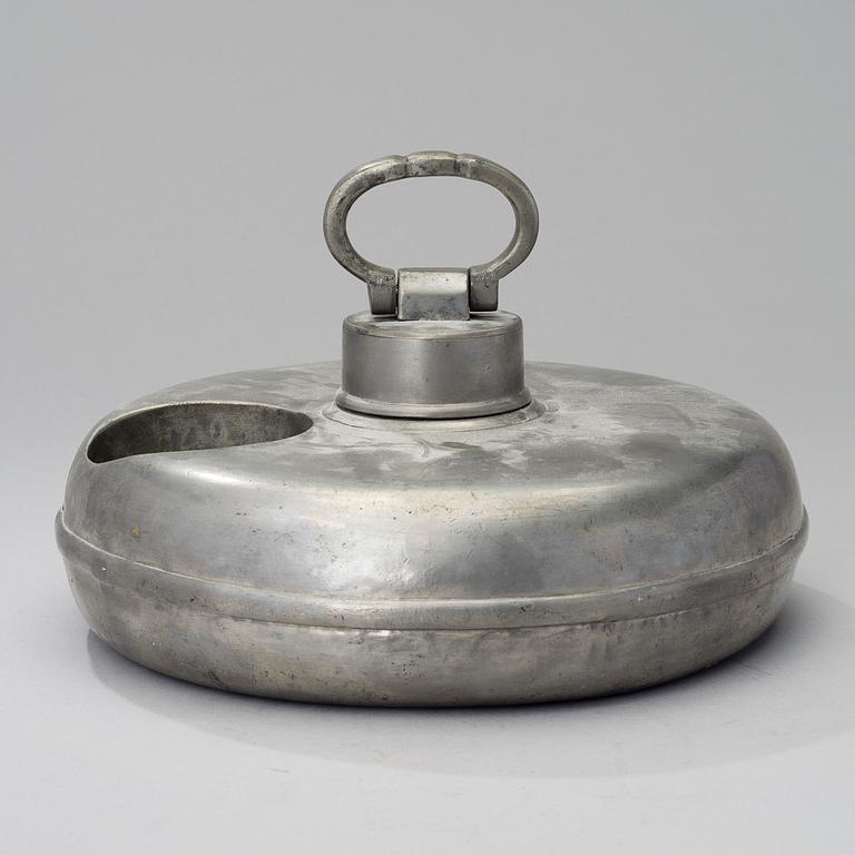 SÄNGYN LÄMMITIN, tinaa 1800-luku.