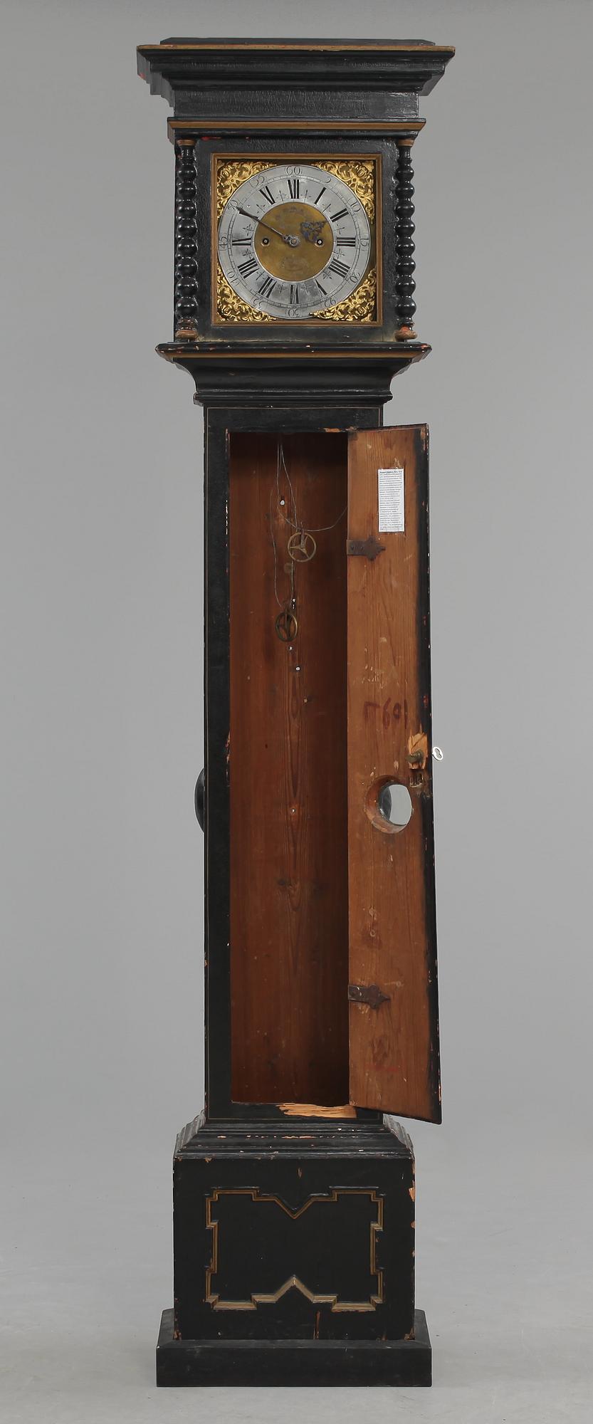 GOLVUR, urtavlan signerad Claes Wolpher, 1700-tal.