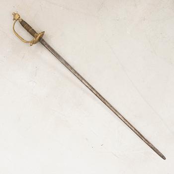 A Swedish infantry officer's sword, 1840s.